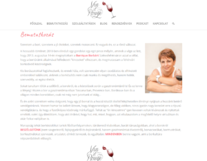 Vin Et Rouge weboldal előnézet